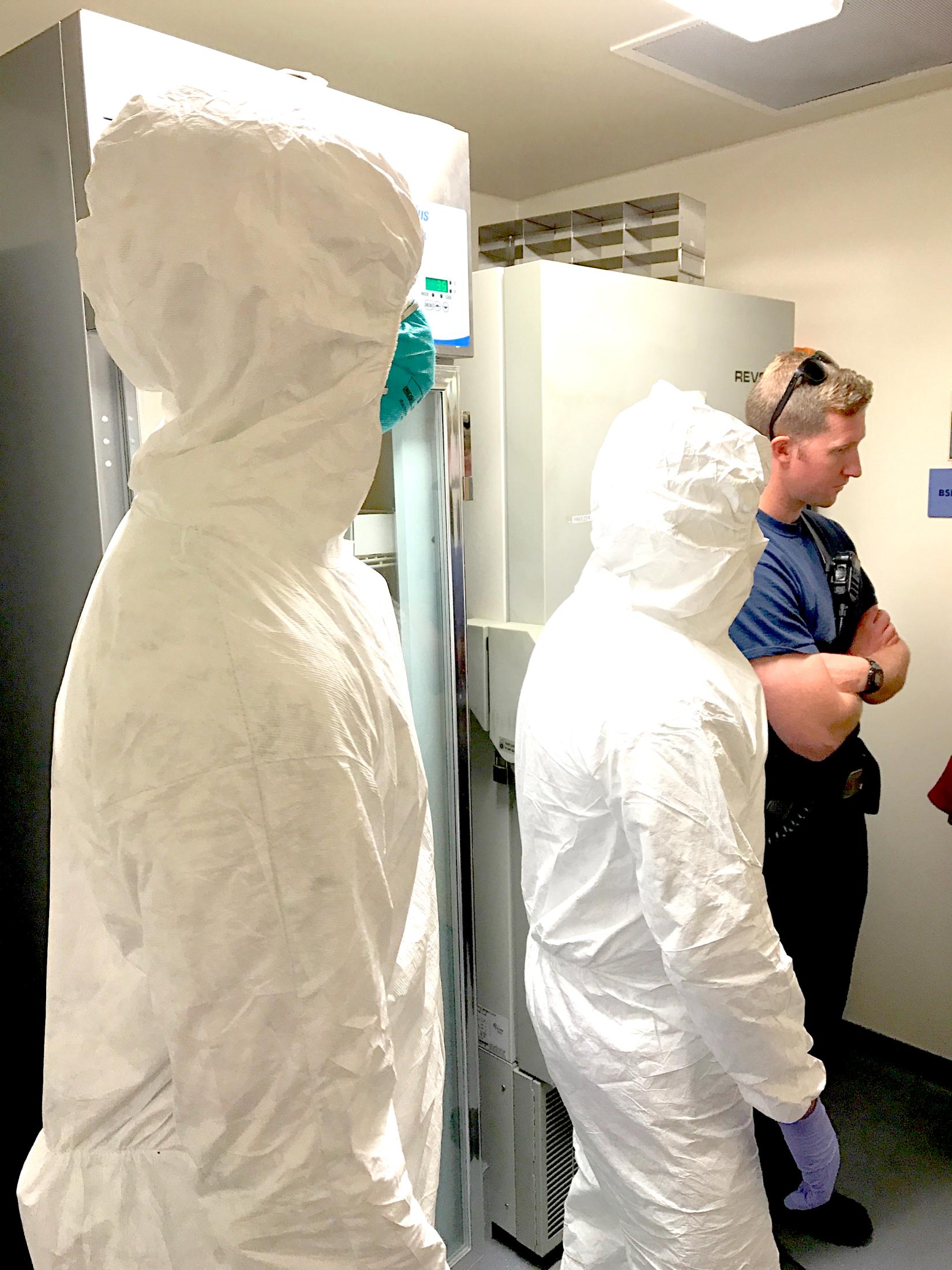 UCDFD participates in lab rescue.