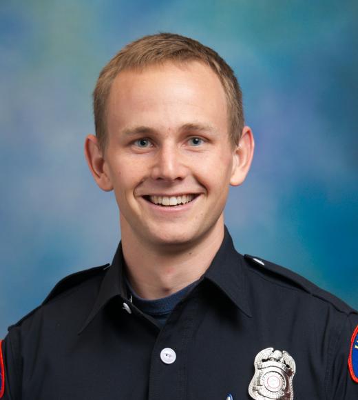 Firefighter of the year Michael McCartney