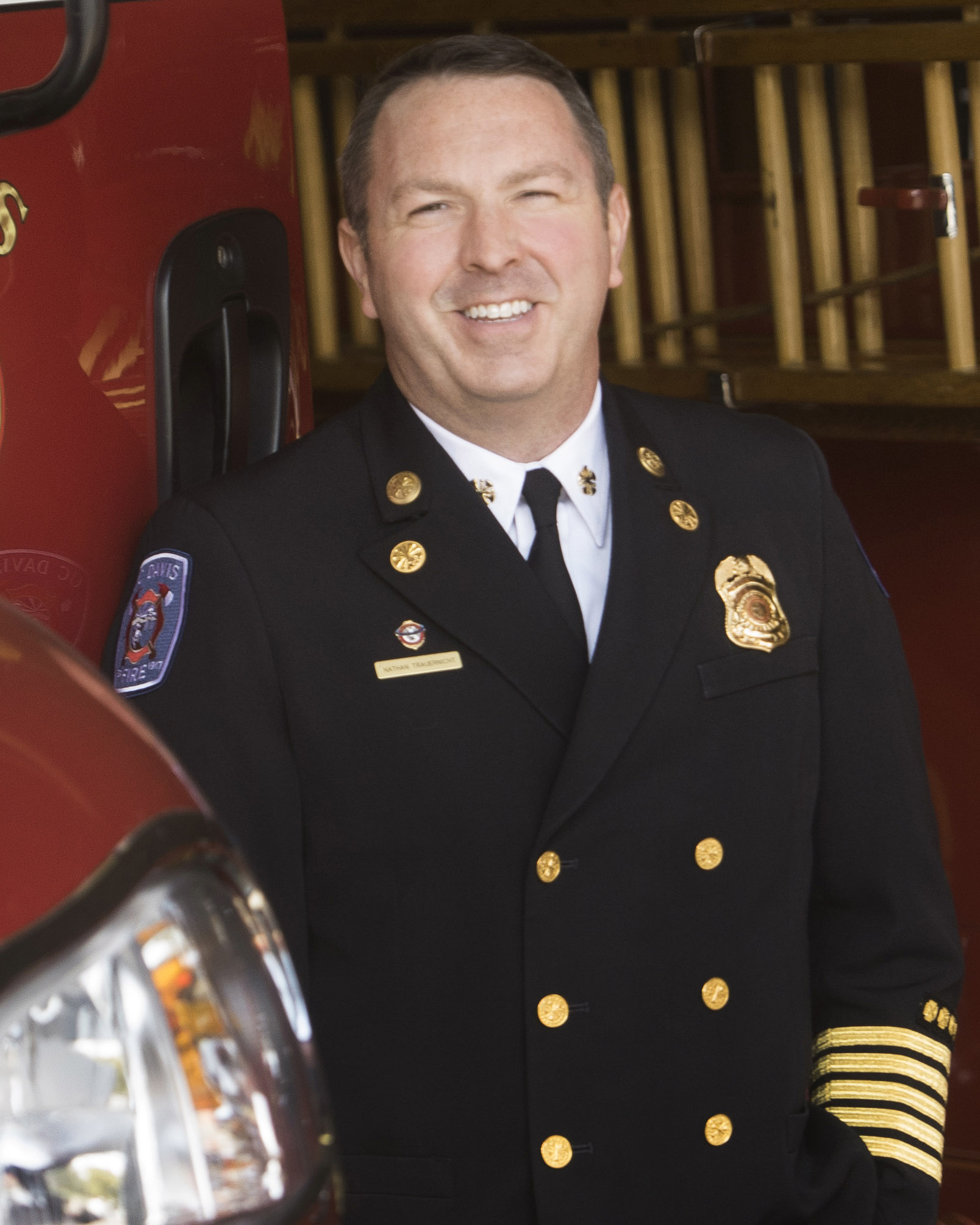 UC Davis Fire Chief Nathan Trauernicht