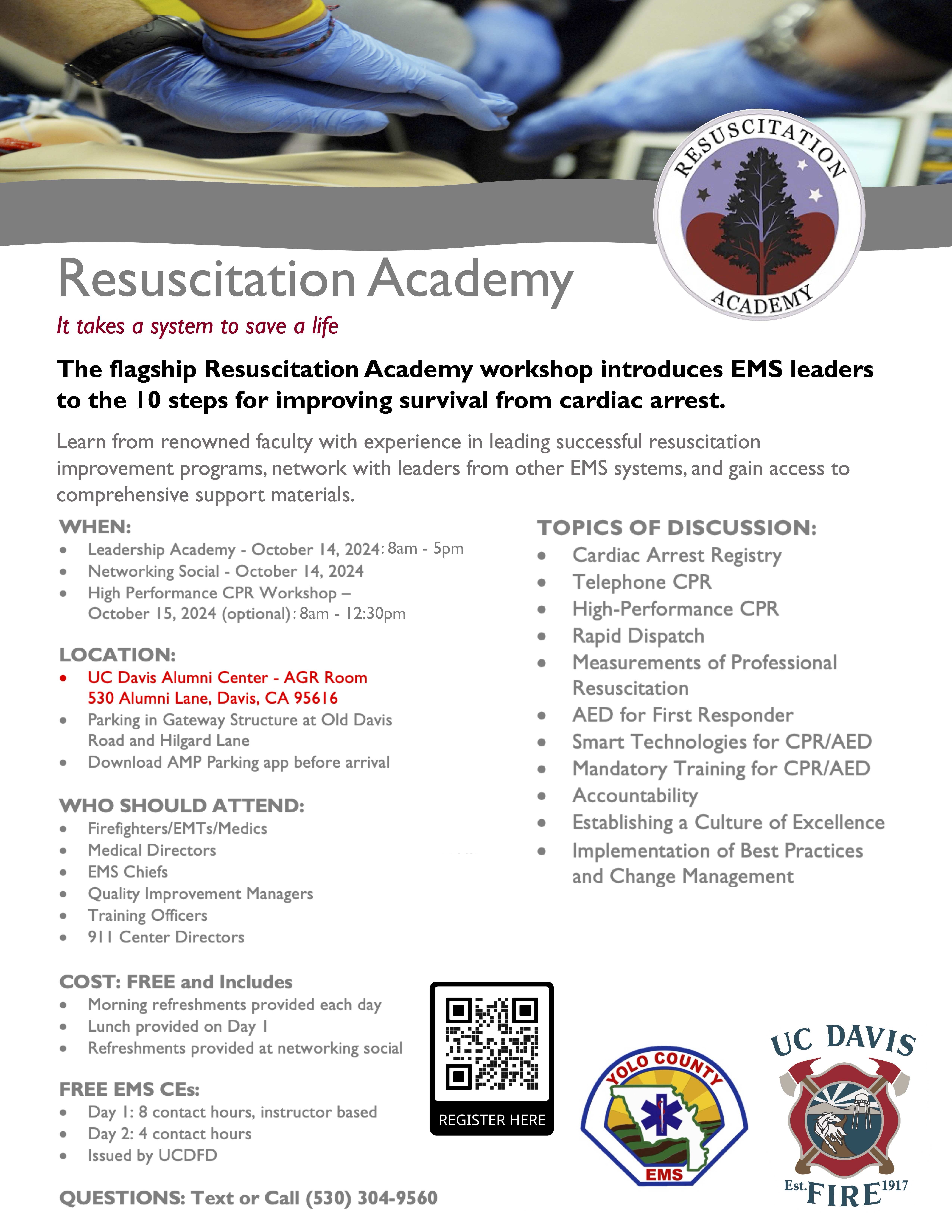 Resuscitation Academy Flier