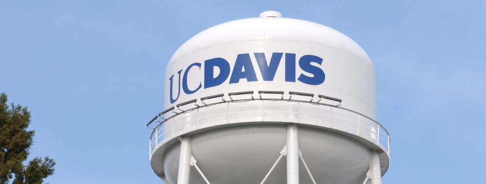 UC Davis water tower.