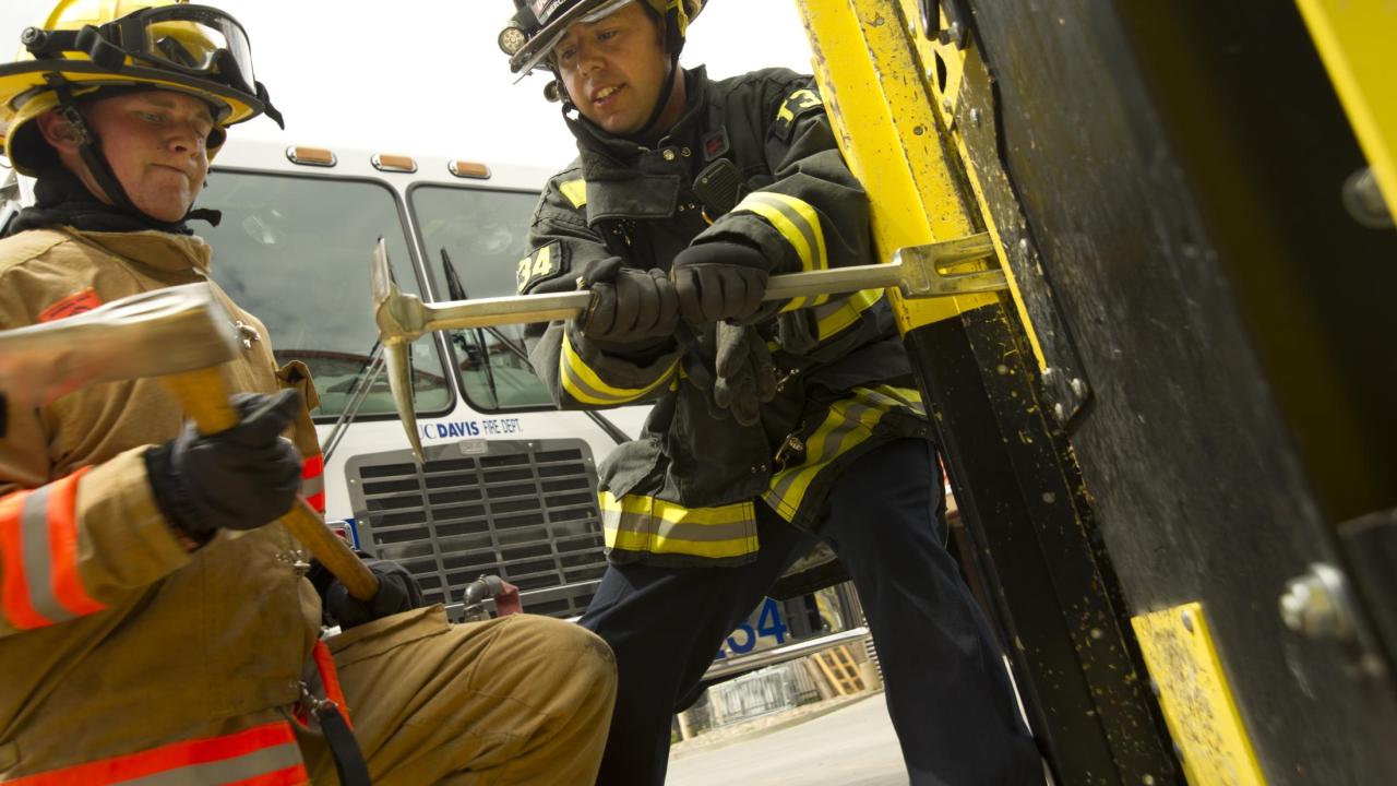 A once in a life time opportunity awaits as a UC Davis Student Firefighter