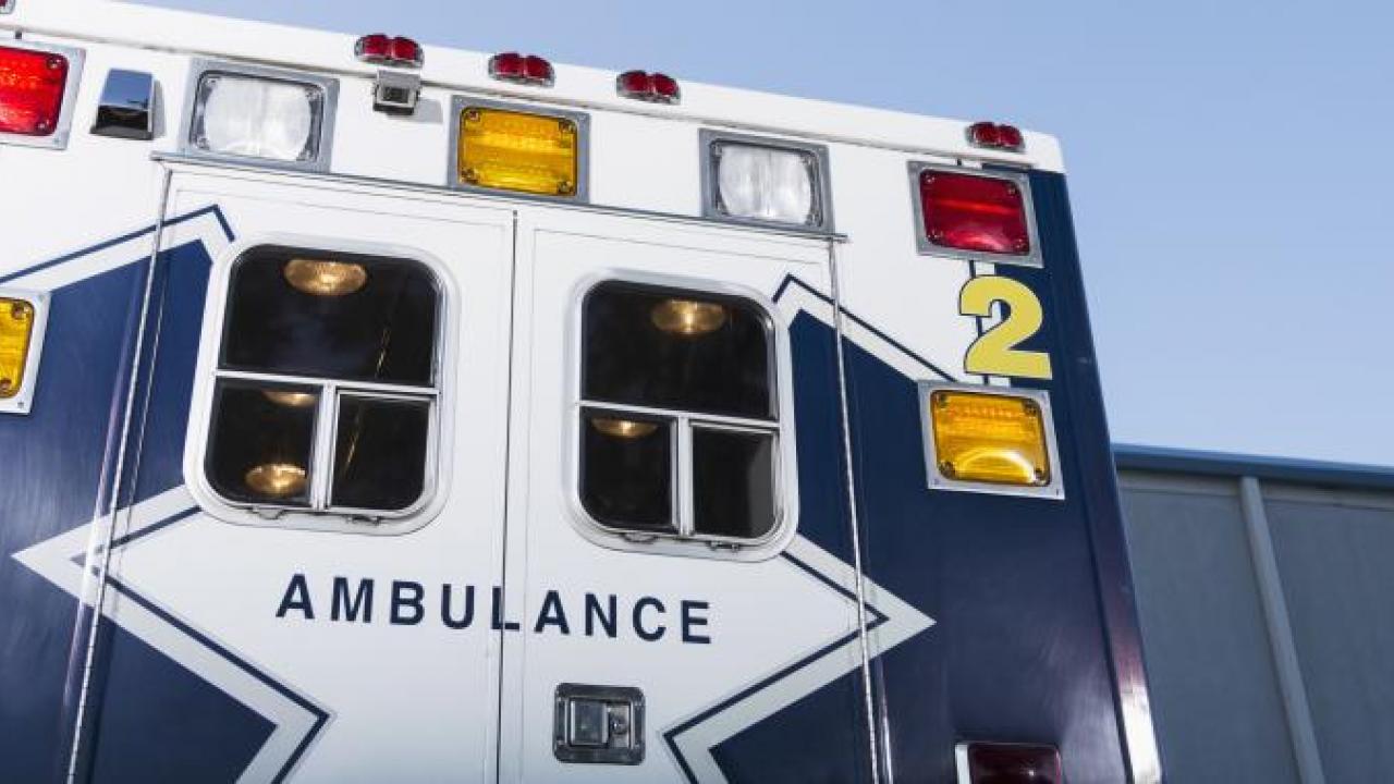 Back of Ambulance