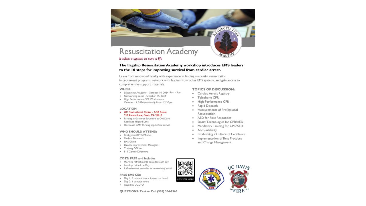 Resuscitation Academy Flier