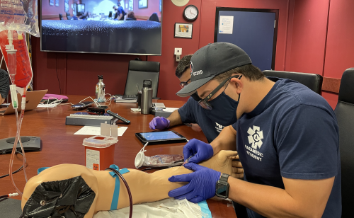 Paramedic student 