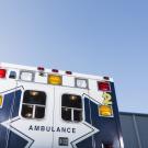 back of ambulance