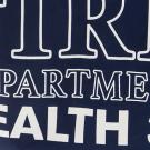 Health 34 logo on a t-shirt